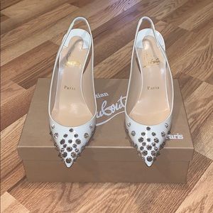 Christian Louboutin drama sling